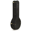 Koda Banjo Hard Case 19 Fret Arch Top Wooden Black 7mm black plush interior