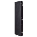 Koda Bass Guitar Square Corner Black Wooden Case 7mm black plush interior