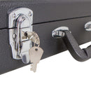 Koda Bass Guitar Square Corner Black Wooden Case 7mm black plush interior