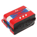 Koda 7 Button Children's Accordion Red Side View
