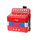 Koda 7 Button Children's Accordion Red