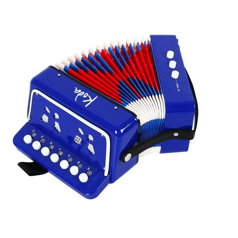 Koda 7 Button Children's Accordion Blue