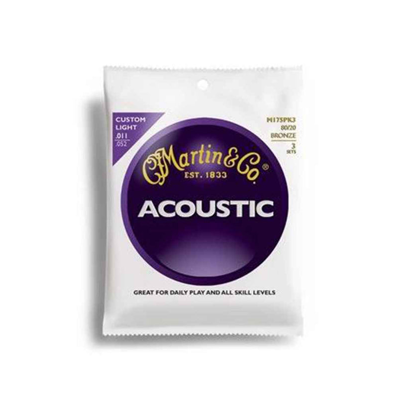 Martin Acoustic Guitar Strings: M175 - 3 Pack