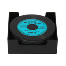 Musicology Coasters Glass Records Set Of 6