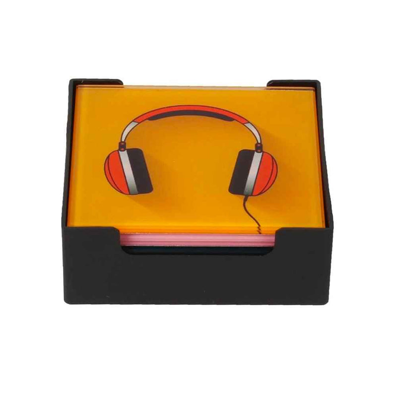 Musicology Coasters Glass Music Icons