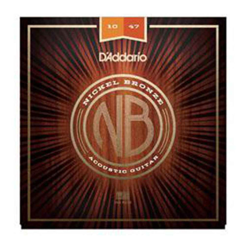 D'Addario: Nickle Bronze (10-47) Acoustic Guitar Strings