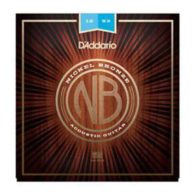 D'Addario: Nickle Bronze (12-53) Acoustic Guitar Strings