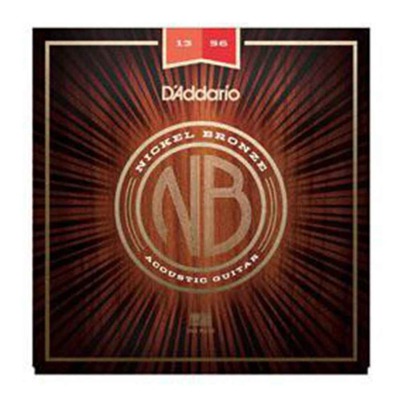 D'Addario: Nickle Bronze (13-56) Acoustic Guitar Strings