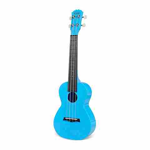 Korala Polycarbonate Concert Ukulele Light Blue