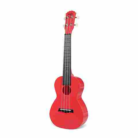 Korala Polycarbonate Concert Ukulele Red