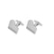 Tie Studio: Silver Piano Top Cufflinks