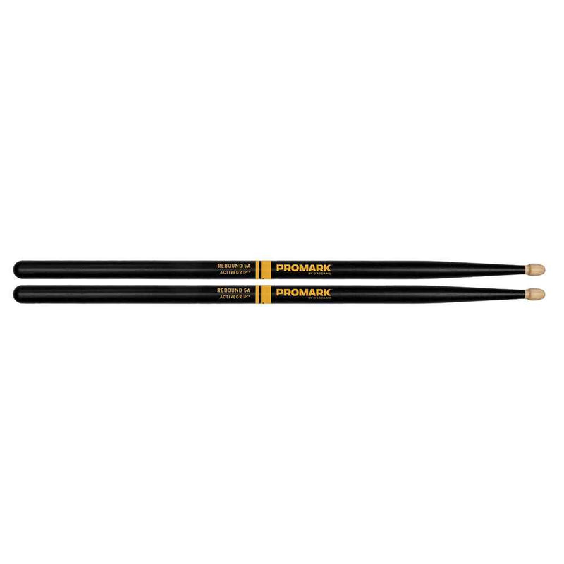Promark Drumsticks: Rebound Active Grip 5A Wood Tip