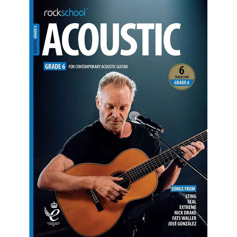 Rockschool Acoustic Guitar Grade 6 2019+ Exam Book