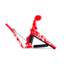 Kyser Quick Change Ukulele Capo Red Hibiscus