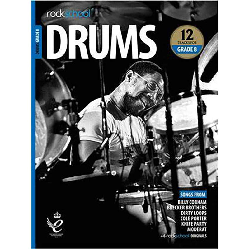 Rockschool Drums Grade 8 2018+ Exam Book