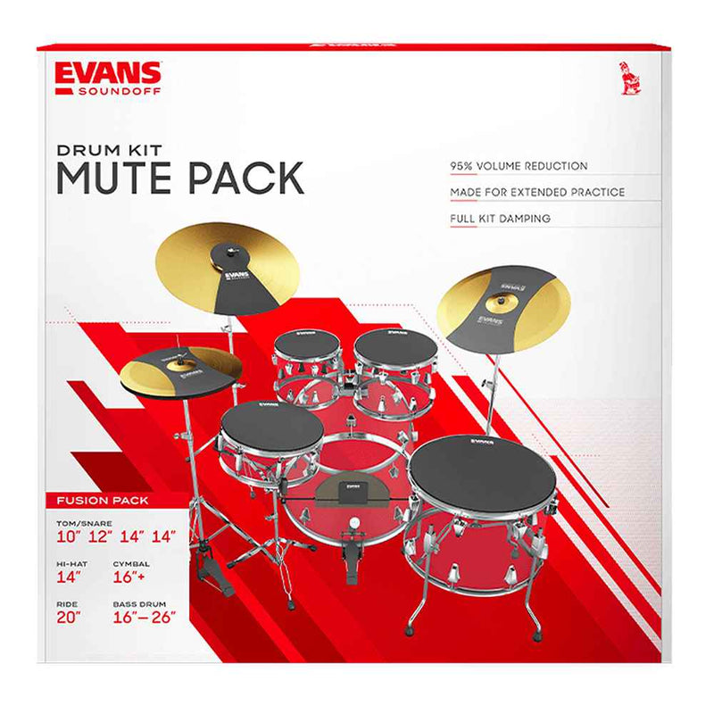 Evans Sound Off Drum Mutes for Fusion Sized Drumkit