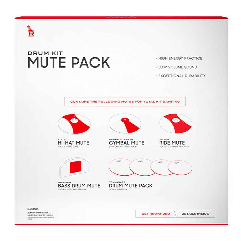 Evans Sound Off Mute Pack, Full Set - Rock Sizes