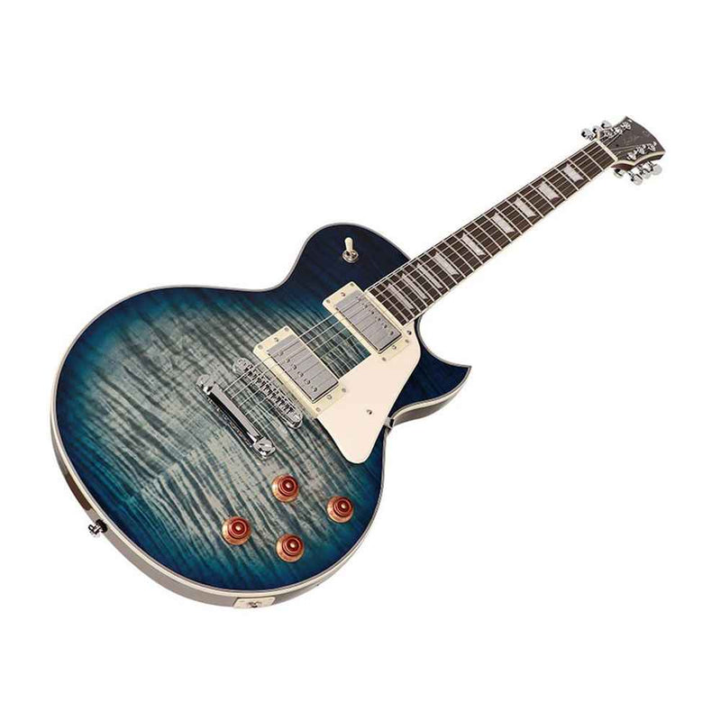 Sire Larry Carlton L7 Les Paul Electric Guitar Translucent Blue Side