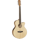 Tanglewood Electrco-Acoustic Guitar Java Series: TWJSF CE Koa Folk Size