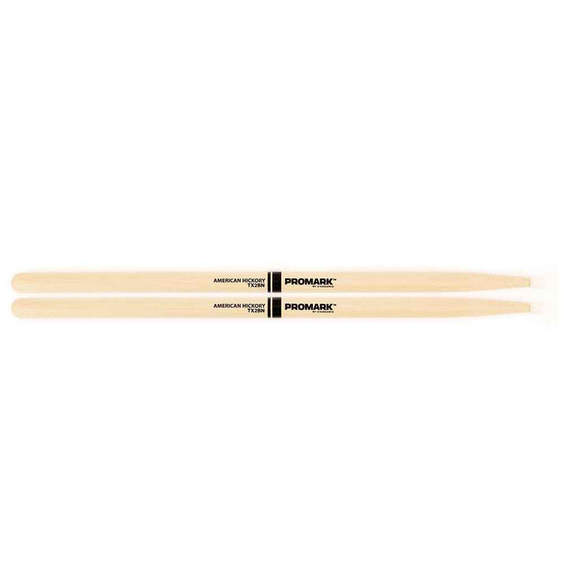 Promark Drumsticks: Hickory 2B Nylon Tip