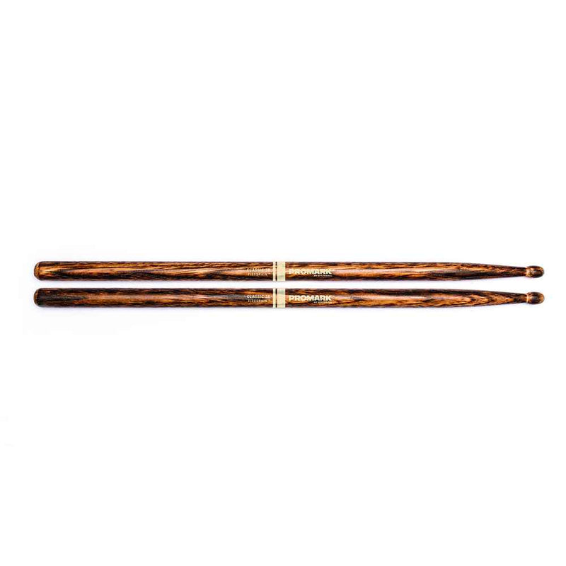Promark Drumsticks: Hickory 2B Fire Grain Wood Tip