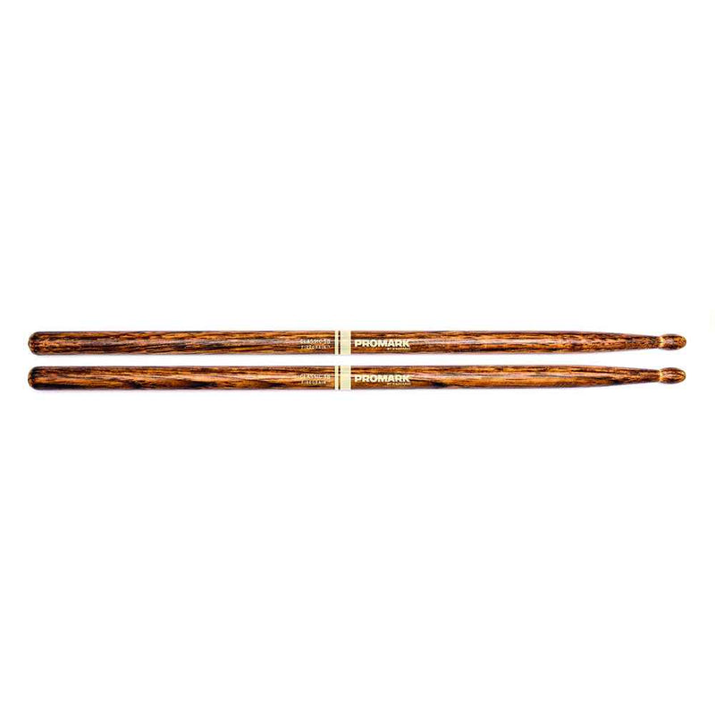Promark Drumsticks: Hickory 5B Fire Grain Wood Tip