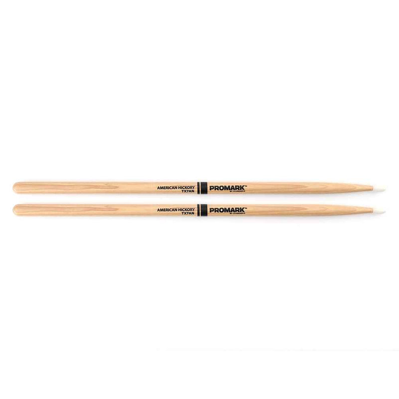 Promark Drumsticks: Hickory 7A Nylon Tip