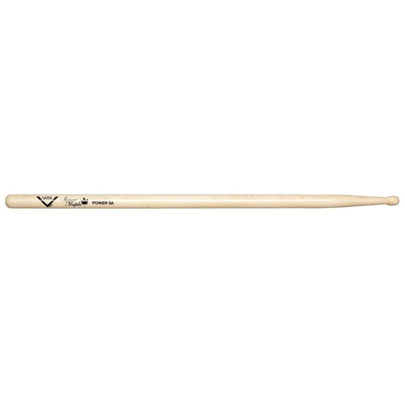 Vater Drum Sticks: Sugar Maple Power 5A Wood Tip Sticks