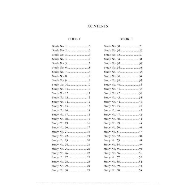 Wohlfahrt Op.45 Sixty Complete Studies for Violin Contents