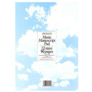Woodstock Music Manuscript, 12 Stave 96 Page Pad