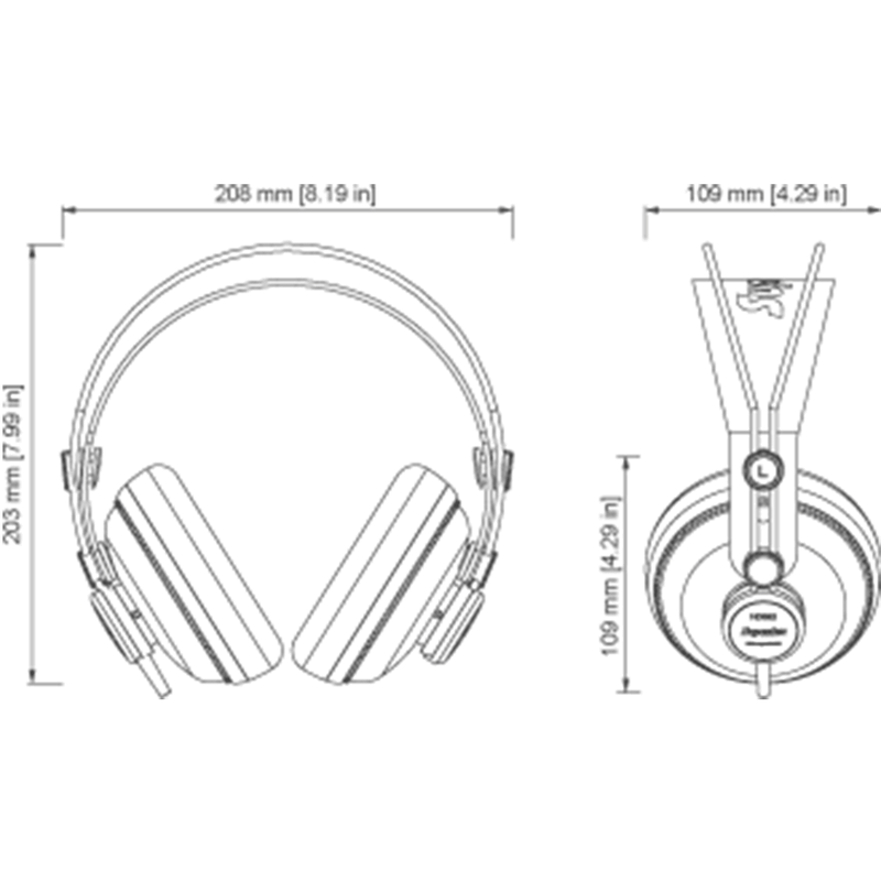 Superlux Over Ear Headphones: HD662 Pro Studio