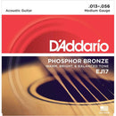 D'Addario EJ17 Phosphor Bronze Acoustic Strings 13-56