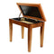 Steinhoven Piano Stool Coda, Satin Cherry W/Storage