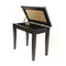 Steinhoven Piano Stool Coda: Satin Black W/Storage