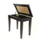 Steinhoven Piano Stool Coda: Satin Black W/Storage