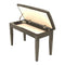 Steinhoven Piano Stool Concerto Dolce, Polished Ebony W/Storage
