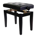 Steinhoven Piano Stool Prima, Satin Black Adjustable