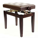 Steinhoven Piano Stool Prima, Satin Mahogany Adjustable