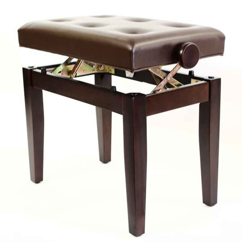 Steinhoven Piano Stool Prima, Satin Mahogany Adjustable