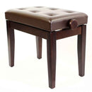 Steinhoven Piano Stool Prima, Satin Mahogany Adjustable