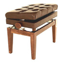 Steinhoven Piano Stool Symphony, Polished Walnut Adjustable W/Storage