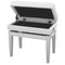 Steinhoven Piano Stool Symphony, Polished White Adjustable W/Storage