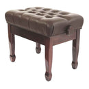 Steinhoven Piano Stool Cadenza, Polished Mahogany Adjustable