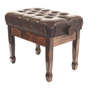 Steinhoven Piano Stool Cadenza, Polished Walnut Adjustable