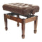 Steinhoven Piano Stool Cadenza, Polished Walnut Adjustable