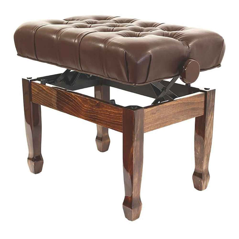 Steinhoven Piano Stool Cadenza, Polished Walnut Adjustable