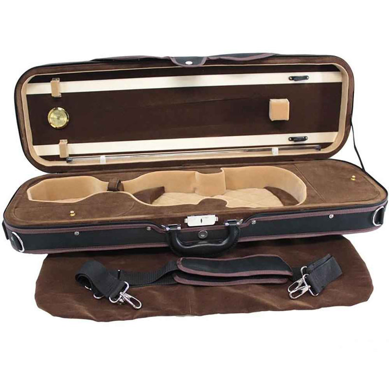 4/4 Violin Case | 2 Compartment Foam Violin Case Open