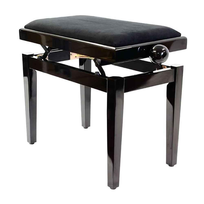 Steinhoven Piano Stool Legato, Polished Ebony Adjustable