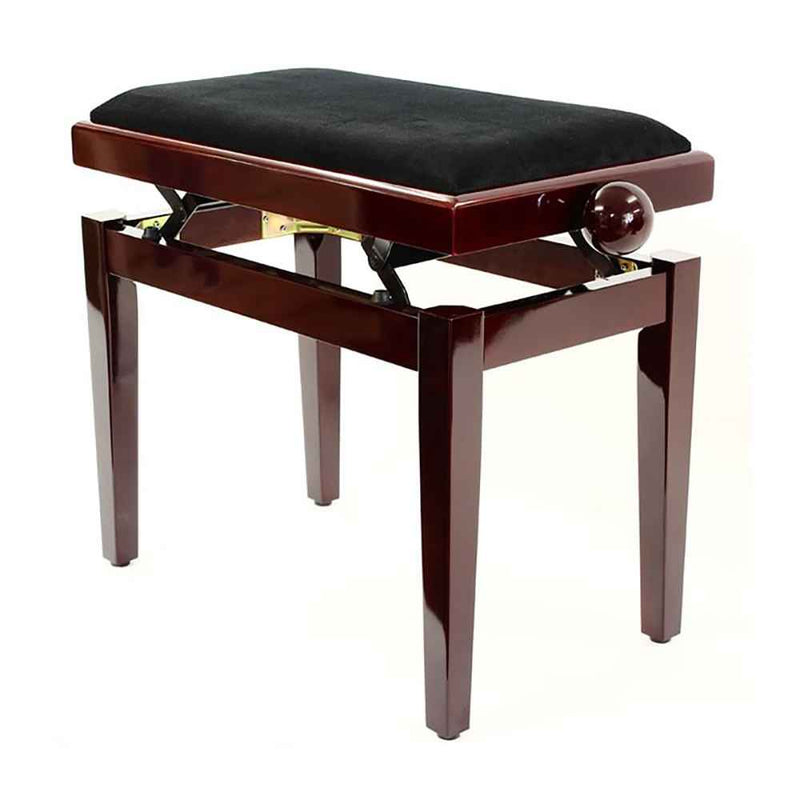 Steinhoven Piano Stool Legato, Polished Mahogany Adjustable