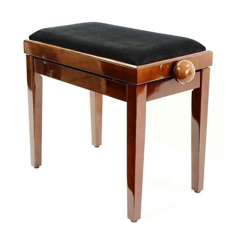 Steinhoven Piano Stool Legato, Polished Walnut Adjustable